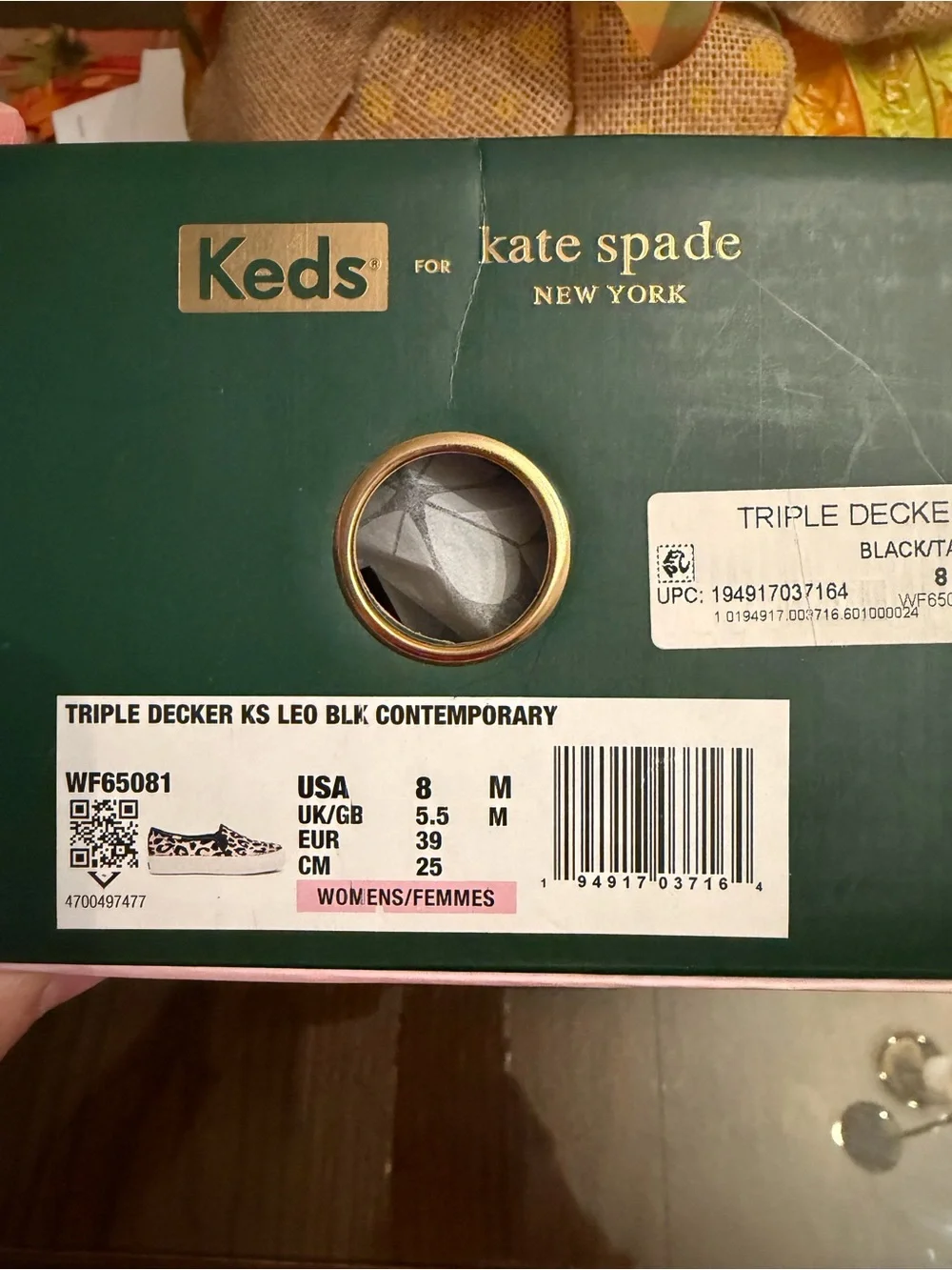 kate spade shoe box